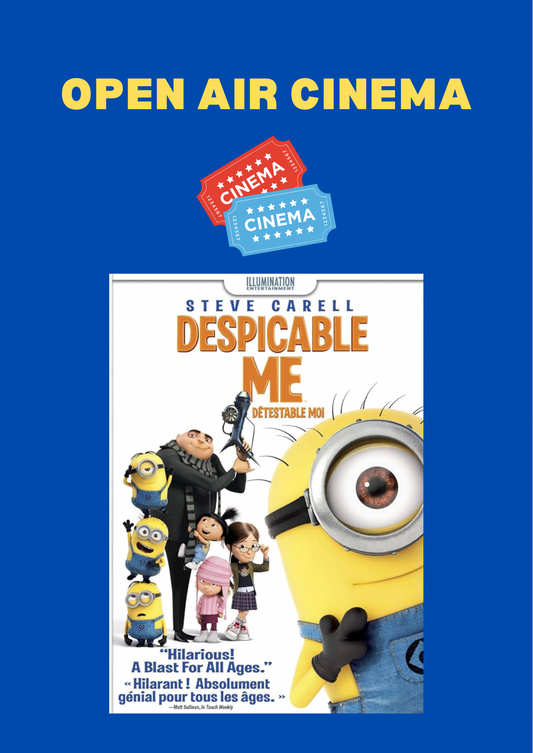 Despicable Me Open Air Cinema Ticket 4pm 27th Sept